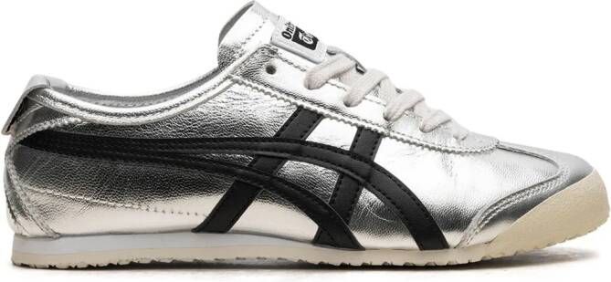 Onitsuka Tiger Mexico 66 "Pure Silver Black" sneakers Zilver