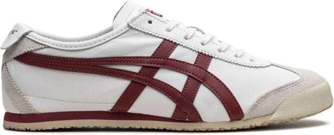 Onitsuka Tiger "Mexico 66™ White Burgundy sneakers" Wit