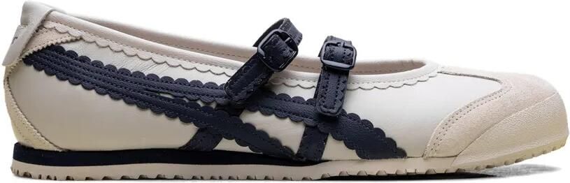 Onitsuka Tiger Mexico 66 gewelfde sneakers met gesp Beige