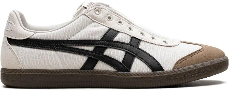 Onitsuka Tiger Tokuten slip-on "White Brown Black" sneakers Wit
