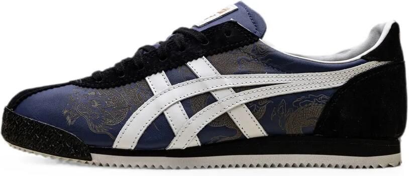Onitsuka Tiger x BAIT x Bruce Lee Tiger Corsair sneakers met draakprint Blauw