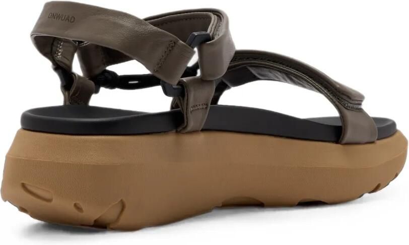 ONWUAD Jules leren sandalen Grijs - Foto 4
