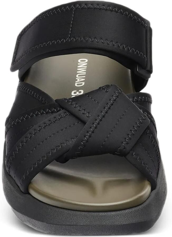 ONWUAD Sandalen met gekruist bandje Zwart - Foto 2