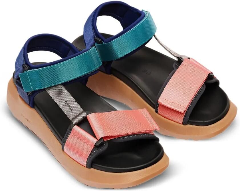 ONWUAD Sandalen met plateauzool en lint Blauw - Foto 2