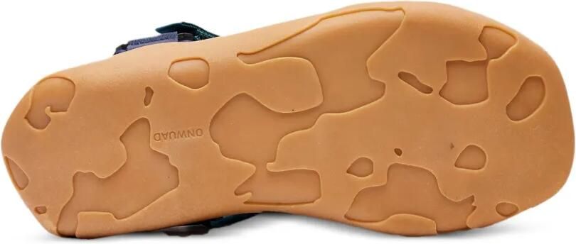 ONWUAD Sandalen met plateauzool en lint Blauw - Foto 4