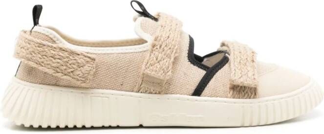 Osklen ARPX Balance sneakers met klittenband Beige