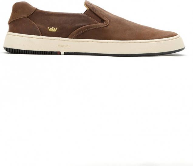 Osklen Instap sneakers van leer Bruin - Foto 4