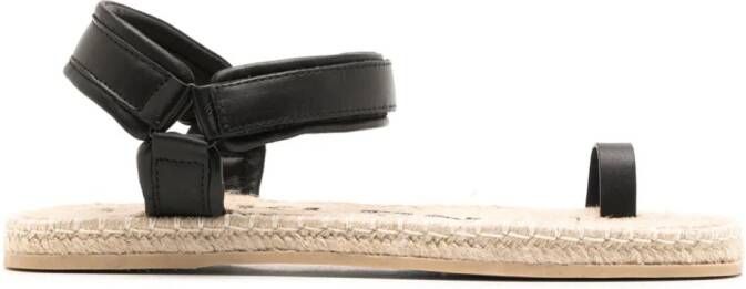 Osklen Sandalen met klittenband Zwart