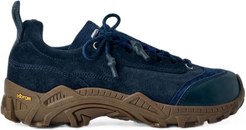 OUR LEGACY Gabe hiking sneakers met suède vlakken Blauw