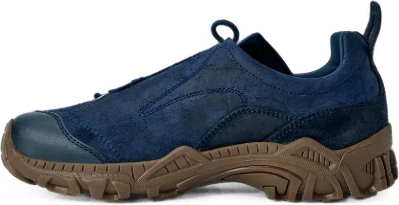 OUR LEGACY Gabe hiking sneakers met suède vlakken Blauw - Foto 3