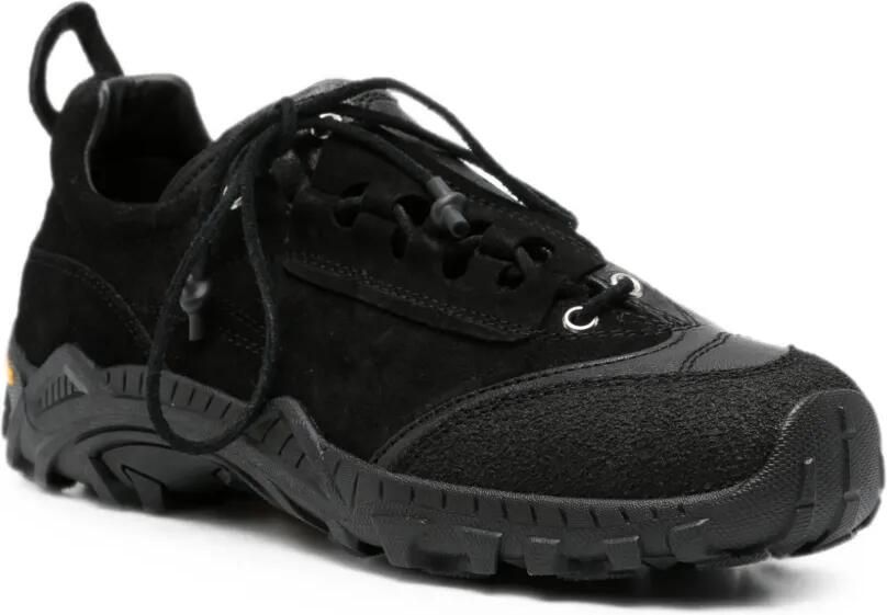 OUR LEGACY Gabe leren sneakers met vlakken Zwart - Foto 2