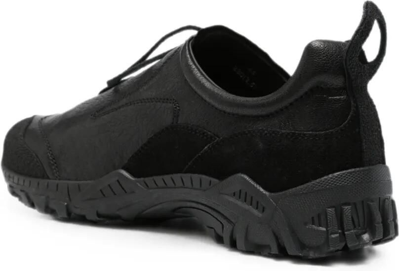 OUR LEGACY Gabe leren sneakers met vlakken Zwart - Foto 3