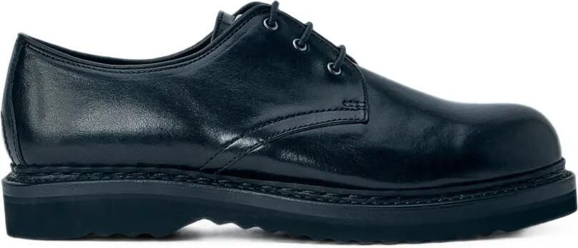 OUR LEGACY Trampler gepolijste leren derby schoenen Zwart