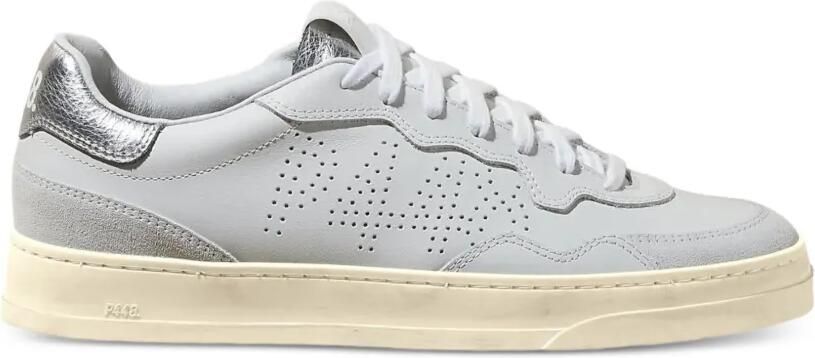 P448 Bali sneakers met geperforeerde details Grijs