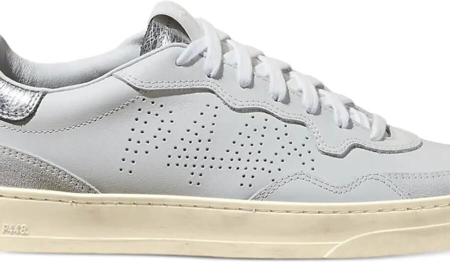 P448 Bali sneakers met geperforeerde details Grijs - Foto 2
