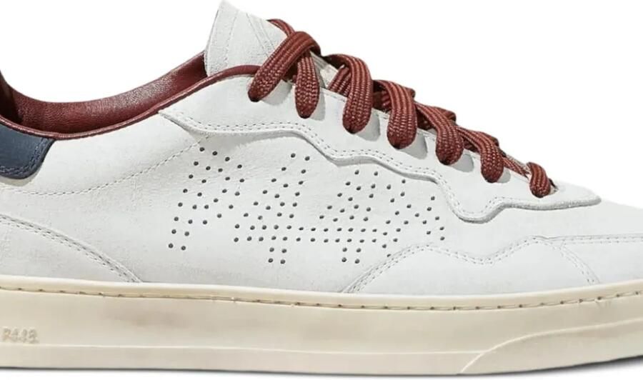 P448 Bali sneakers met geperforeerde details Wit - Foto 2