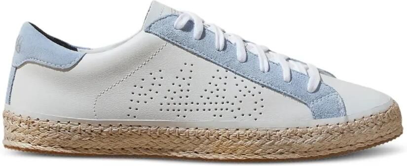 P448 John Corda Port sneakers met espadrilles Wit