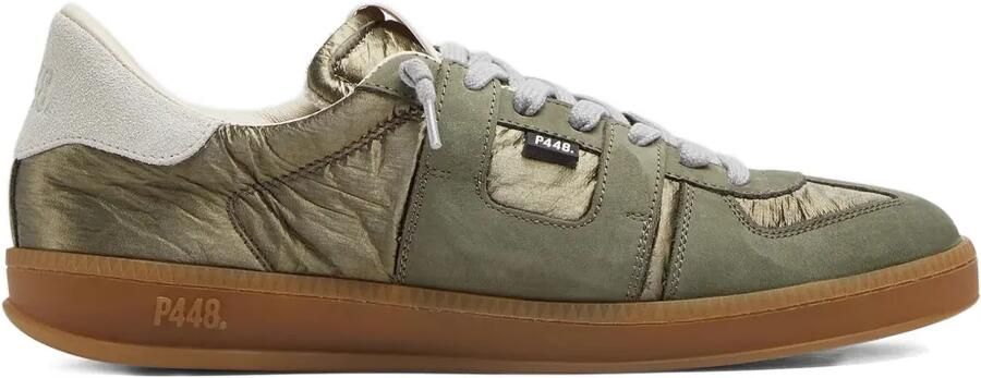 P448 Monza sneakers met vlakken Groen