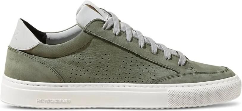 P448 Soho sneakers met geperforeerde details Groen