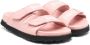 Palm Angels Kids Sandalen met logoprint Roze - Thumbnail 1