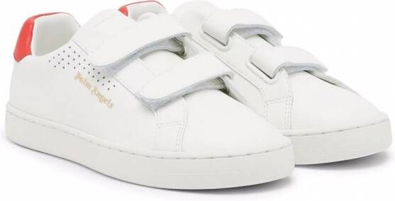 Palm Angels Kids Palm One sneakers met klittenband Wit