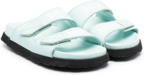 Palm Angels Kids Slip-on sandalen Blauw