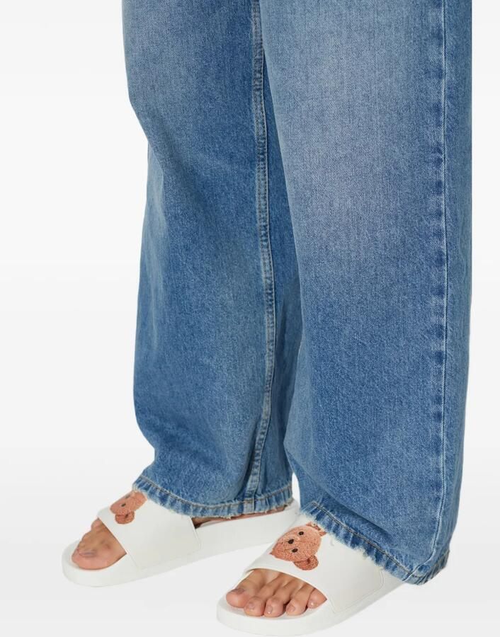 Palm Angels Bear-patch slides Wit - Foto 2