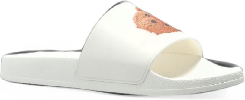 Palm Angels Bear-print slides Wit - Foto 4