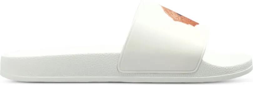 Palm Angels Bear-print slides Wit