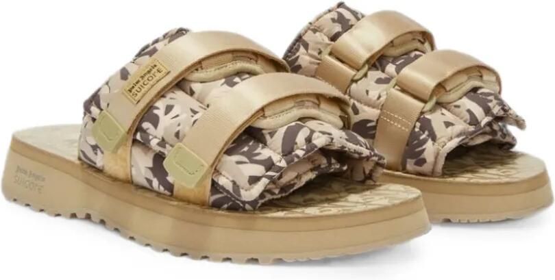 Palm Angels Gewatteerde sandalen Beige - Foto 4