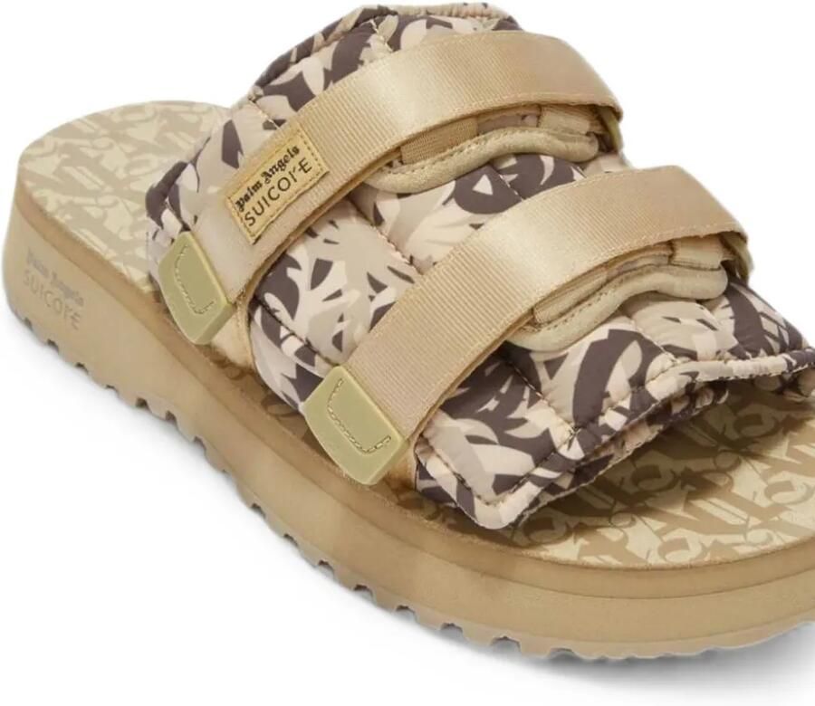 Palm Angels Gewatteerde sandalen Beige - Foto 2