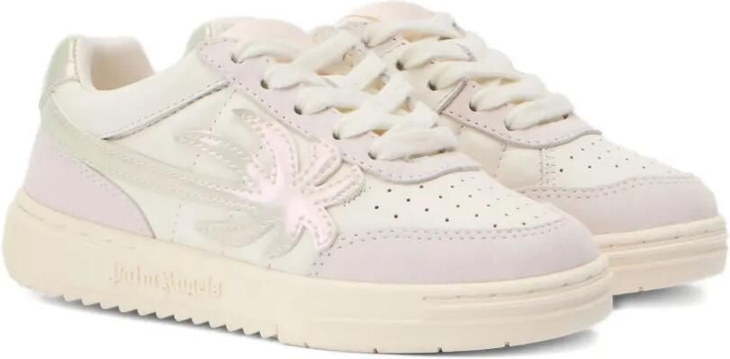 Palm Angels Kids Palm Beach University sneakers Beige