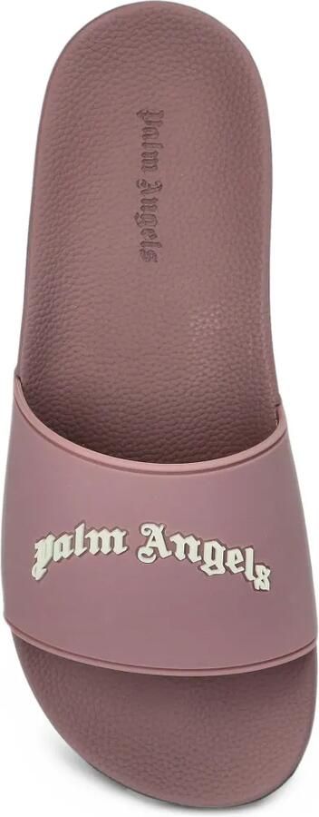 Palm Angels logo-detail slides Paars - Foto 3