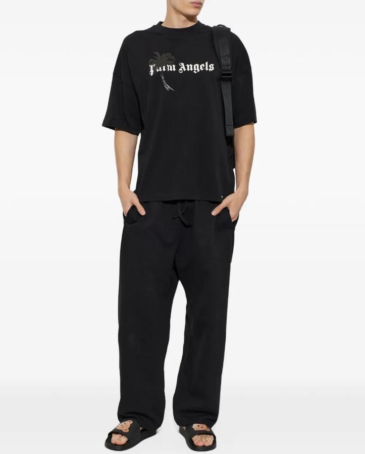 Palm Angels logo-patch slides Zwart - Foto 2