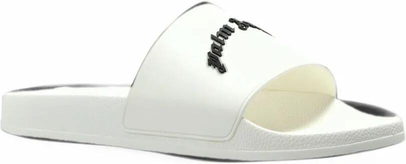 Palm Angels logo-plaque slides Wit - Foto 4