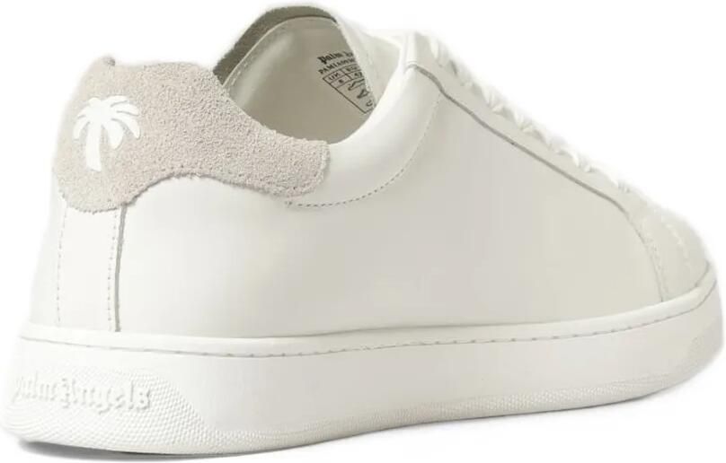 Palm Angels logo-print leather sneakers Wit - Foto 3