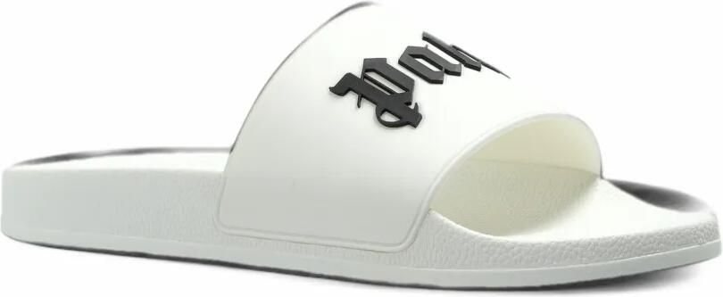 Palm Angels logo-print sliders Wit - Foto 4