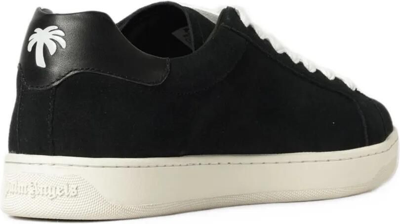 Palm Angels logo-print suede sneakers Zwart - Foto 3