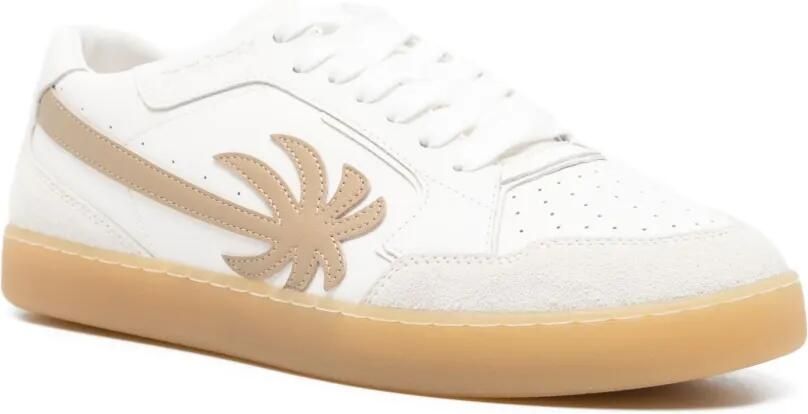 Palm Angels New Palm 1 leren sneakers Wit - Foto 3
