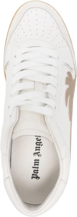 Palm Angels New Palm 1 leren sneakers Wit - Foto 4