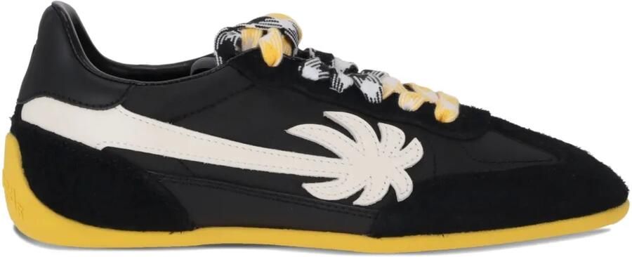 Palm Angels PA 5 leren sneakers Zwart