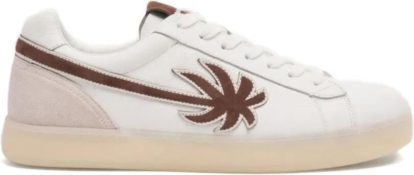 Palm Angels Palm Tennis leren sneakers Wit