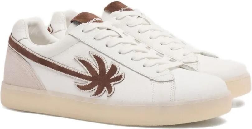 Palm Angels Palm Tennis leren sneakers Wit - Foto 4
