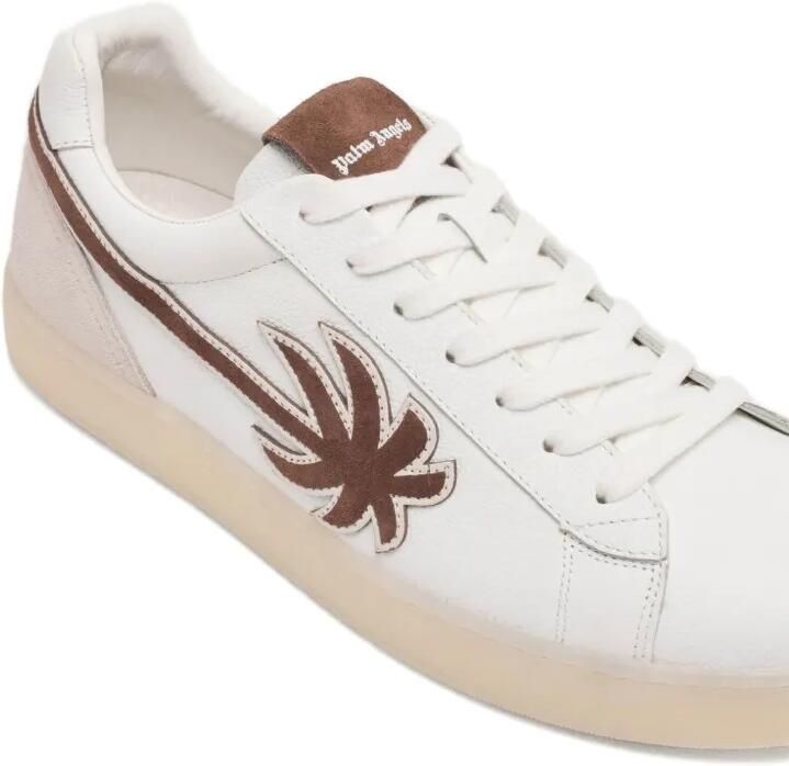 Palm Angels Palm Tennis leren sneakers Wit - Foto 2