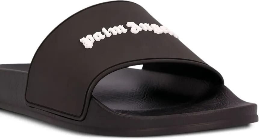 Palm Angels Slippers met logo Zwart - Foto 2