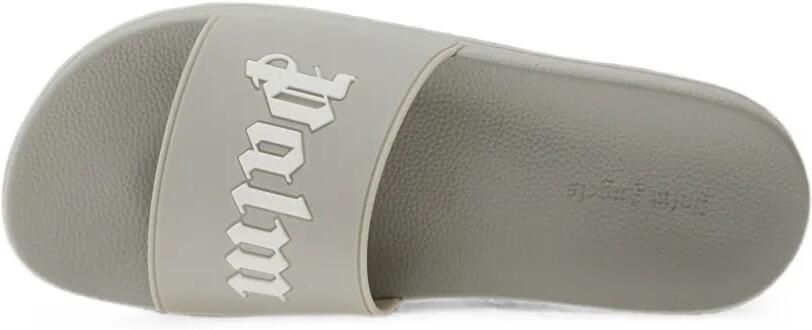 Palm Angels Slippers met logoprint Grijs - Foto 3