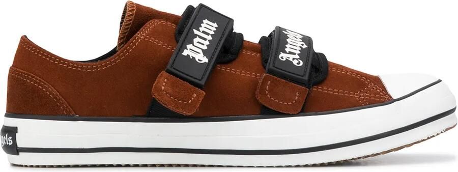 Palm Angels Sneakers met klittenband Bruin