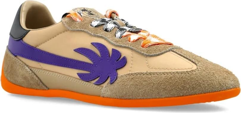 Palm Angels Sneakers met palmboom applicatie Beige - Foto 4