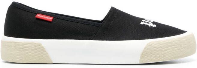 Palm Angels Sneakers met logo Zwart