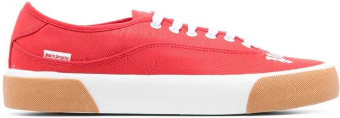 Palm Angels Sneakers met logoprint Rood